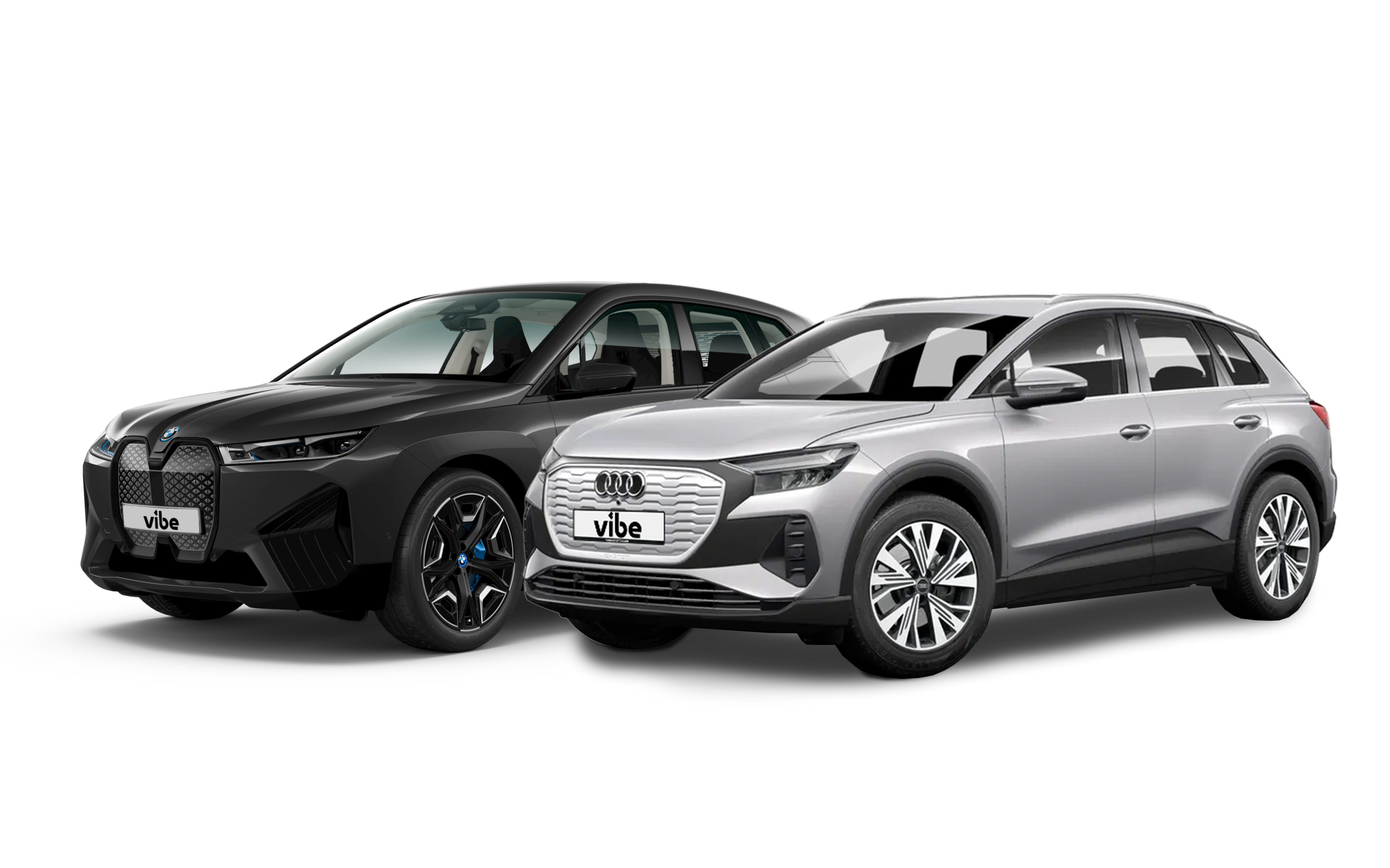 vibe Audi Q4 und BMWiX von vibe