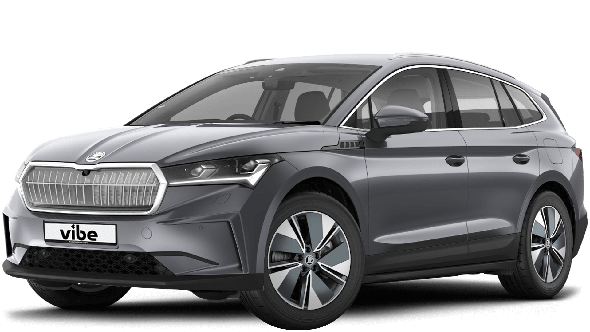 Skoda Enyaq iv80x in silber von vibe