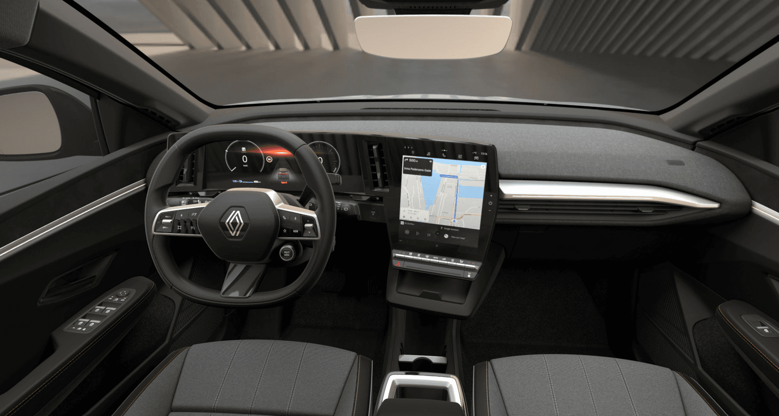 Renaulte Megane E-Tech Techno-Innenraum bei vibe