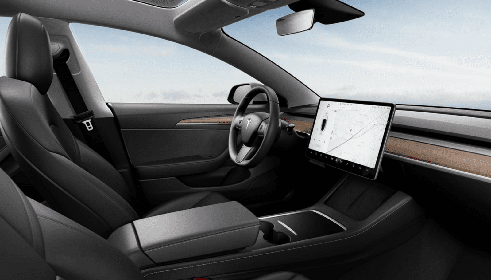 Tesla Model 3 Long Range Innenraum