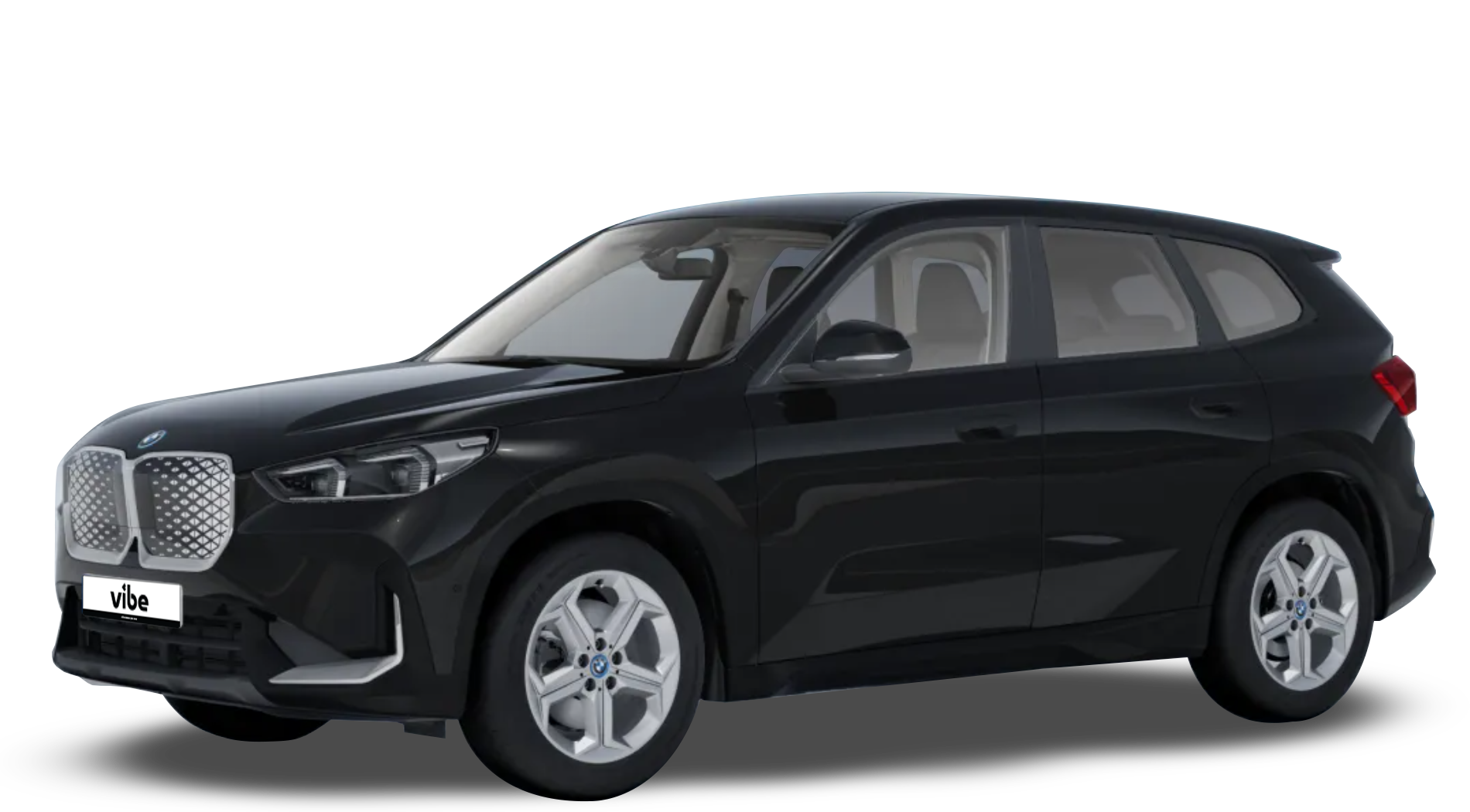 BMW iX1 eDrive20 in schwarz bei vibe